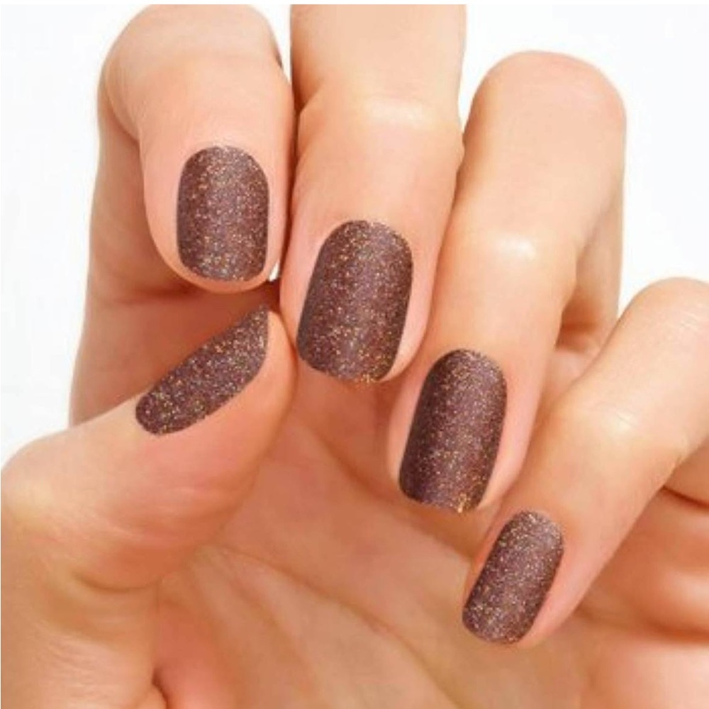 *Retired* Color Street: Sahara Jewel | Brown Neutral Earthy Glitter Chocolate - Picture 13 of 15